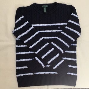 Ralph Lauren cotton stripes nautical sweater